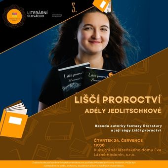 Beseda autorky fantasy literatury a její ságy Liščí proroctví s workshopem, kde odhalí své tvůrčí procesy a inspiraci. 
